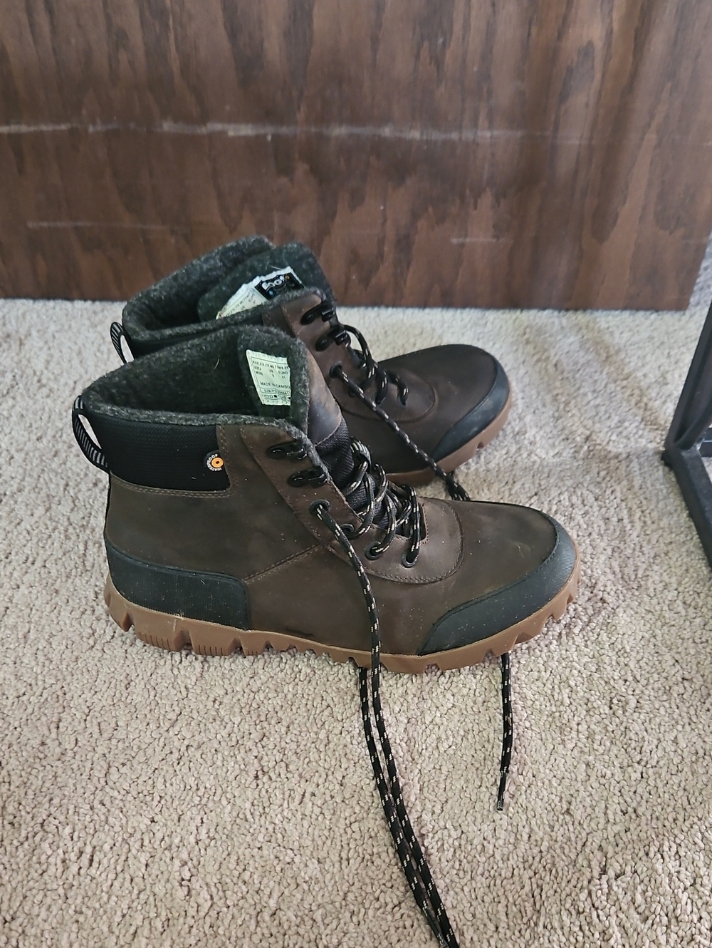 Bogs Arcata Urban Leather Mid - Lace-Up Casual Hiker Boots Sz 8